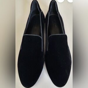 M. Gemi The Parma Loafers Venetian Black Velvet over Leather Size EU 37 = US 6.5